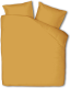 Presence Percale Uni - Geel Lits-jumeaux (240 x 240 cm + 2 kussenslopen) Dekbedovertrek