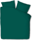 Presence Percale Uni - Groen Lits-jumeaux (240 x 240 cm + 2 kussenslopen) Dekbedovertrek