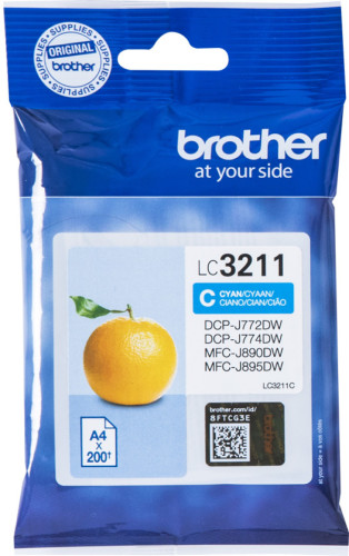 Brother LC-3211C Cartridge Cyaan