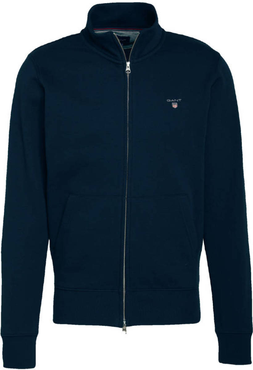 GANT vest met logo donkerblauw