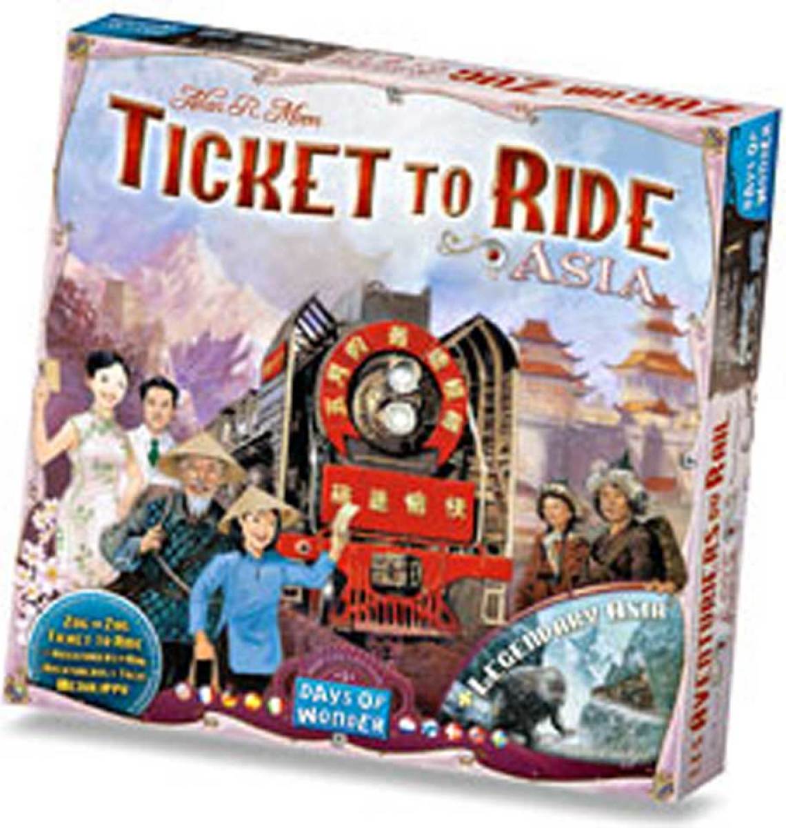 Days of Wonder Ticket to Ride Asia - Uitbreiding