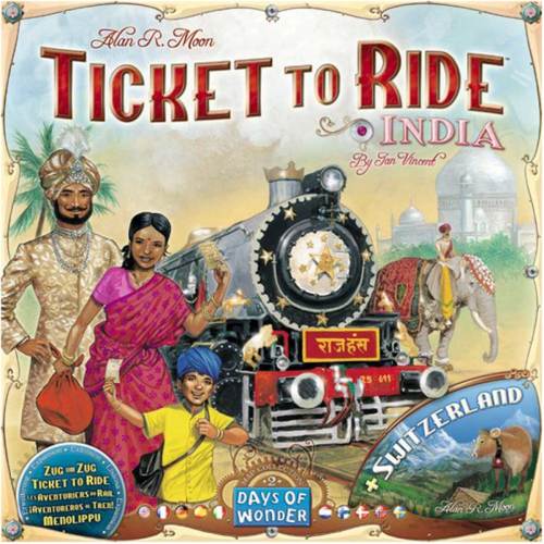 Days of Wonder Ticket to Ride India/Zwitserland - Uitbreiding