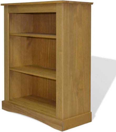 VidaXL Boekenkast grenenhout met 3 planken Corona-stijl 81x29x100 cm