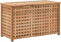 VidaXL Wasmand 77,5x37,5x46,5 cm massief walnoothout