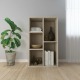 VidaXL Boekenkast/dressoir 45x25x80 cm spaanplaat sonoma eikenkleurig