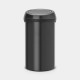 Brabantia Touch Bin 60 Liter Zwart