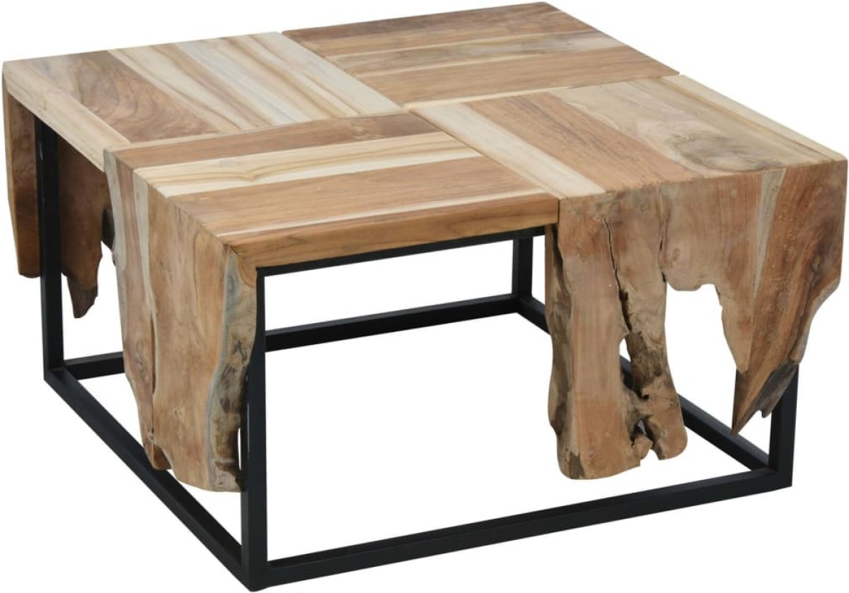 Ambiance Bijzettafel 65x65x35 cm teakhout