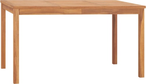 VidaXL Tuintafel 140x80x77 cm massief teakhout