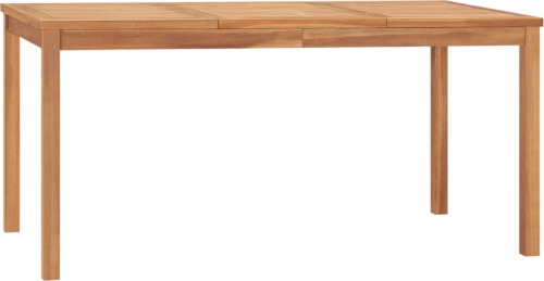 VidaXL Tuintafel 160x80x77 cm massief teakhout