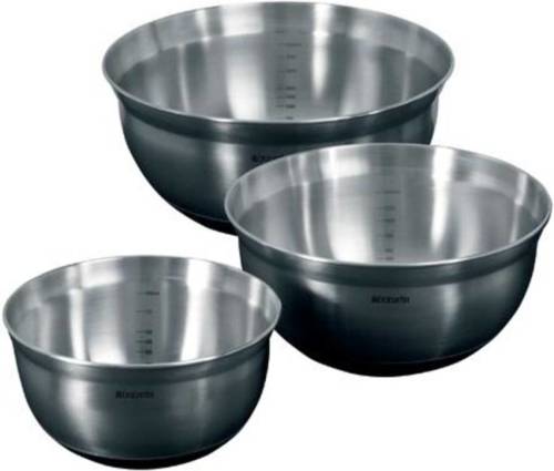 Brabantia - set 3 mengschalen/ beslagkommen