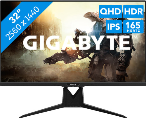 Gigabyte FI32Q computer monitor 80 cm (31.5 ) 2560 x 1440 Pixels 2K Ultra HD LED Zwart