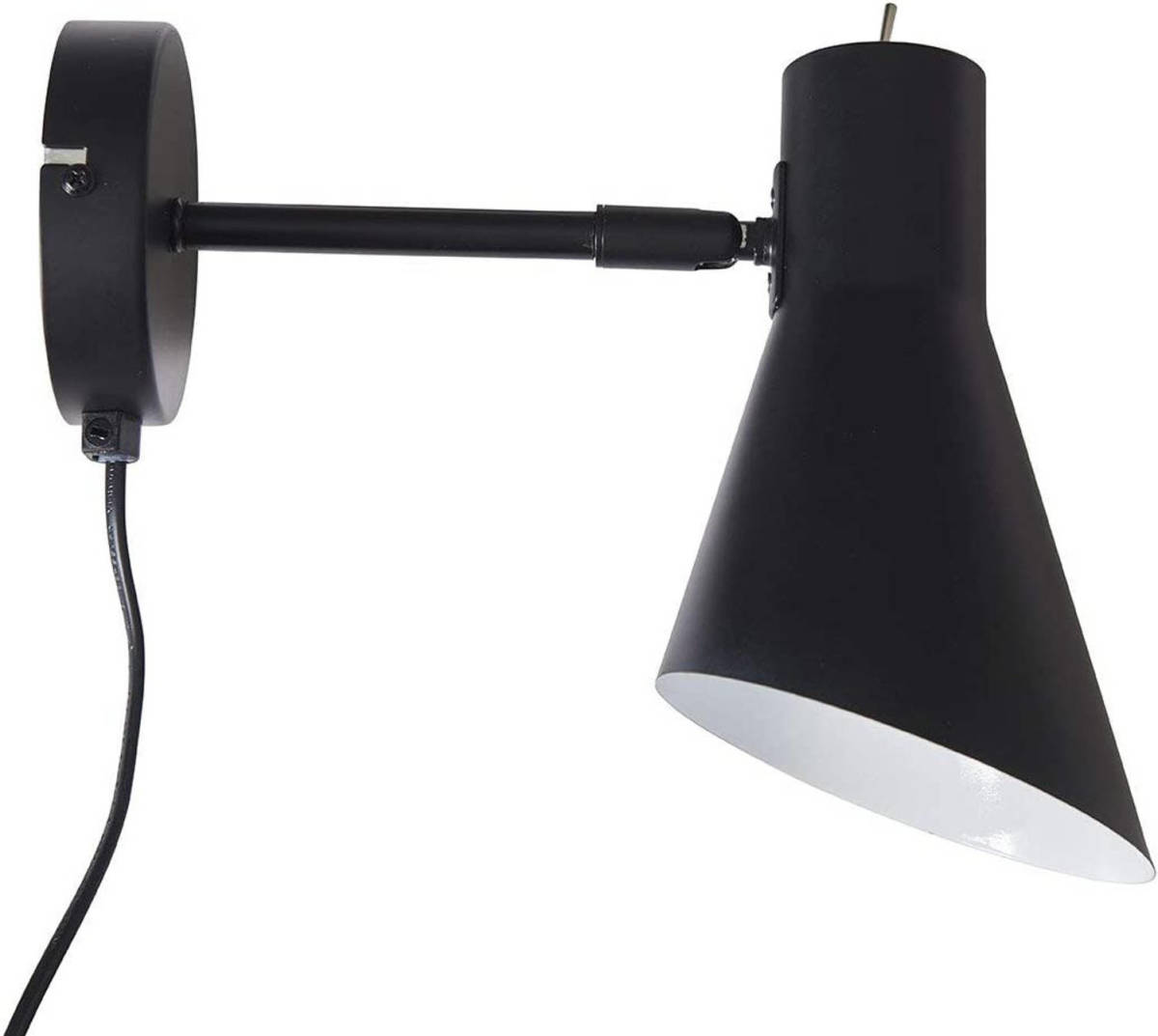 Dyberg Larsen Wandlamp Denver Led 25 W 12 X 12 X 20 Cm Zwart