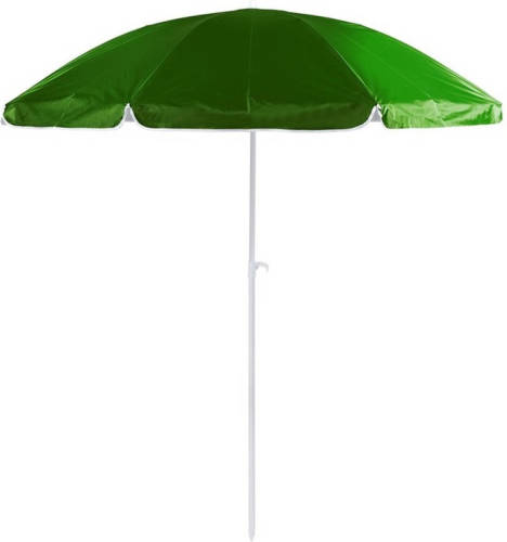 Merkloos Verstelbare strand/tuin parasol groen 200 cm - UV bescherming - Voordelige parasols