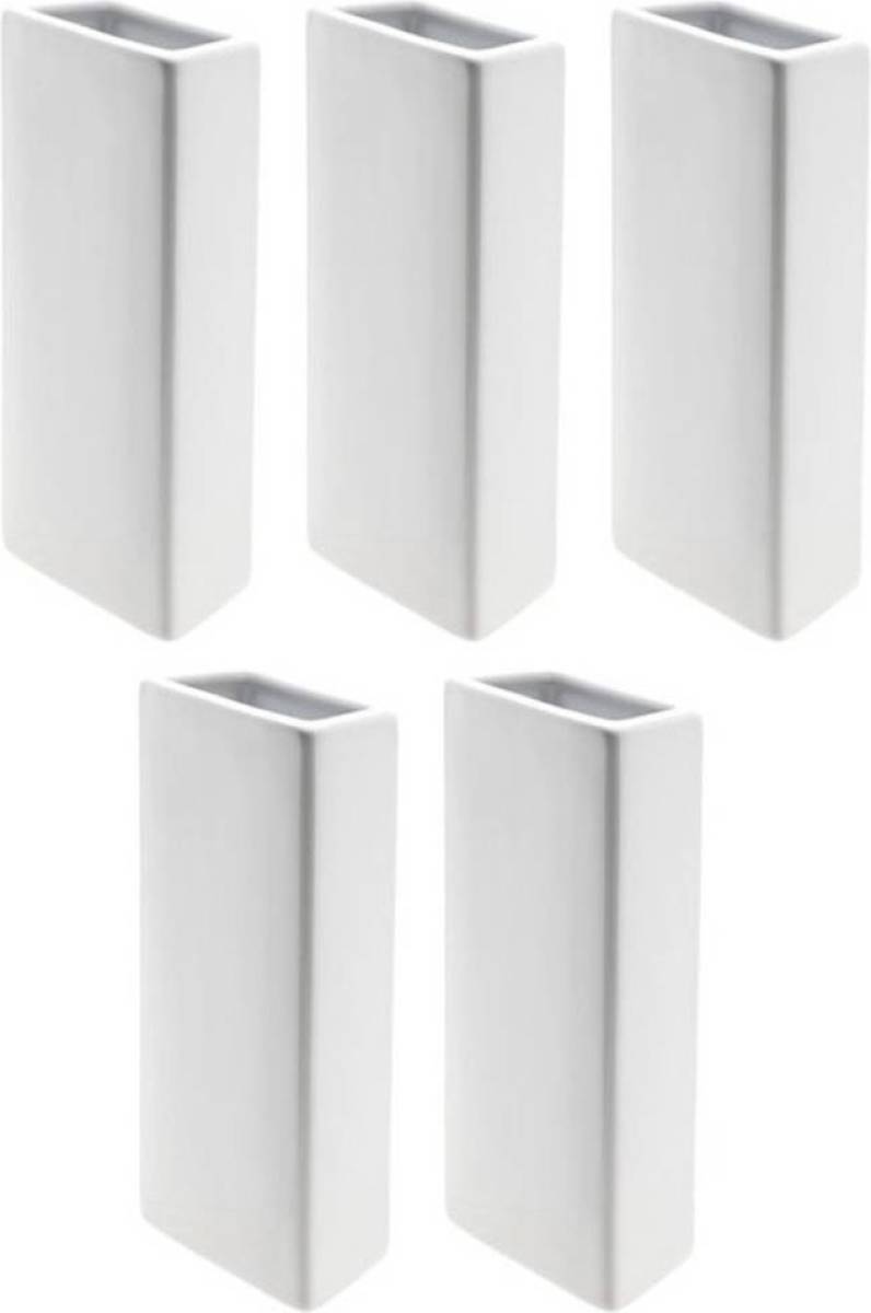 Merkloos 5x Radiator luchtbevochtigers wit 21 cm - Verdamper