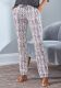 Vivance Dreams pyjamabroek met all over print wit/roze/grijs