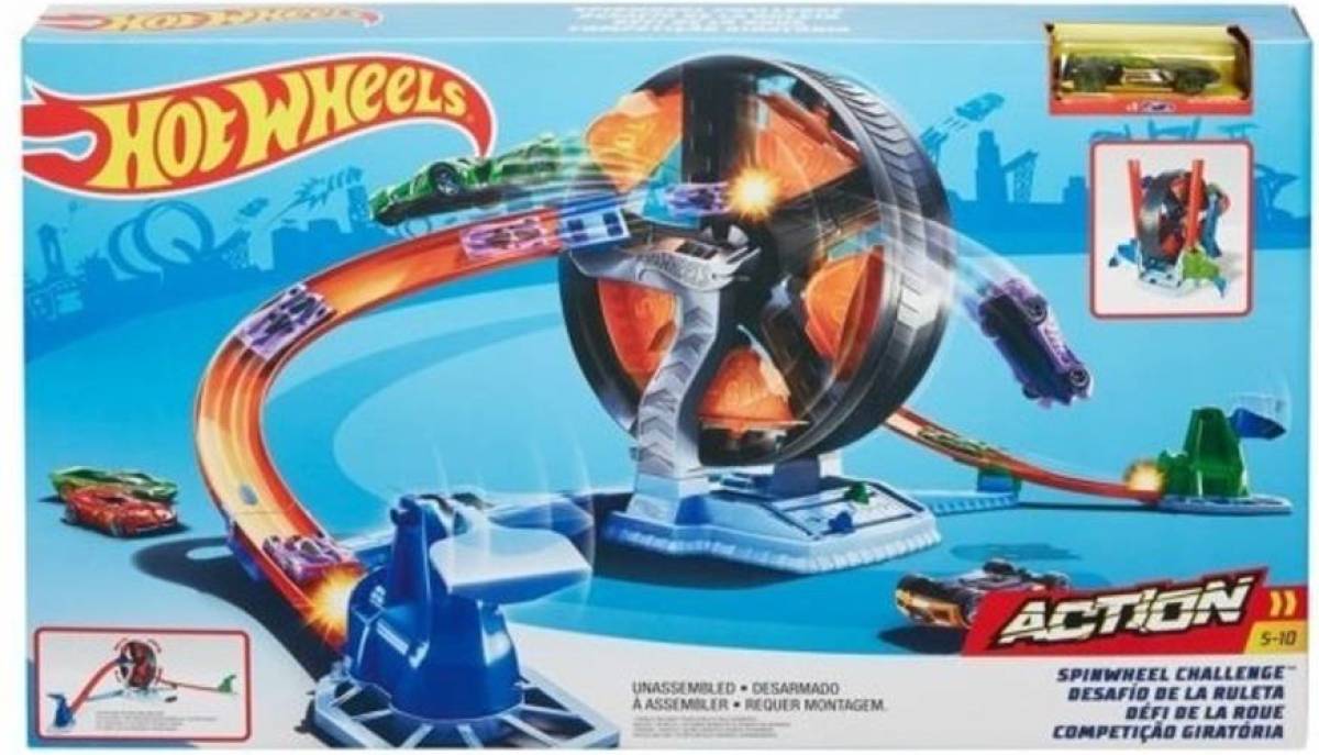 Hot Wheels racebaanset Action Spinwheel Challenge