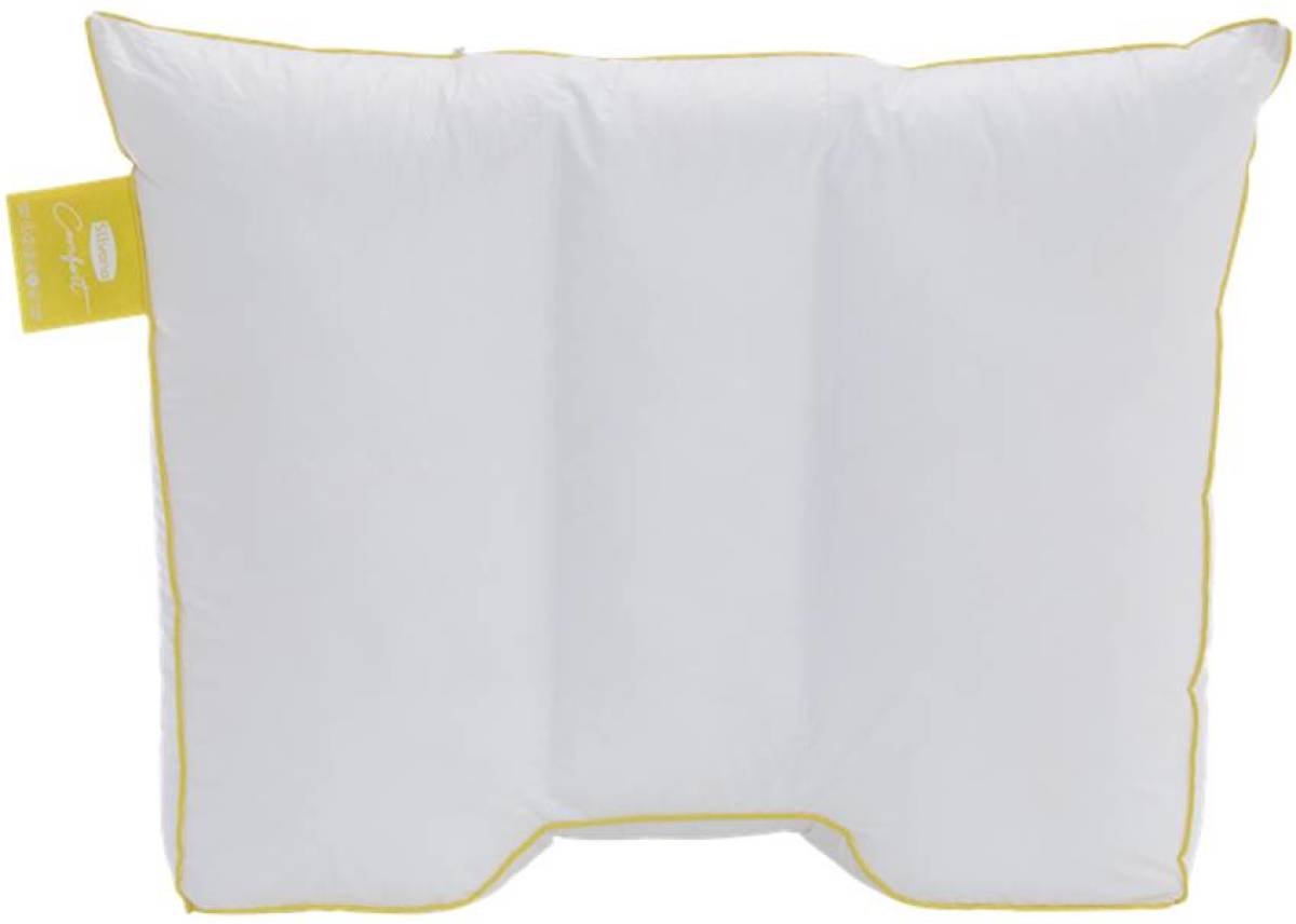 Silvana Comfort synthetisch stevig hoofdkussen - Latex, in combinatie met gesiliconiseerde holle polyester vezel - Wit