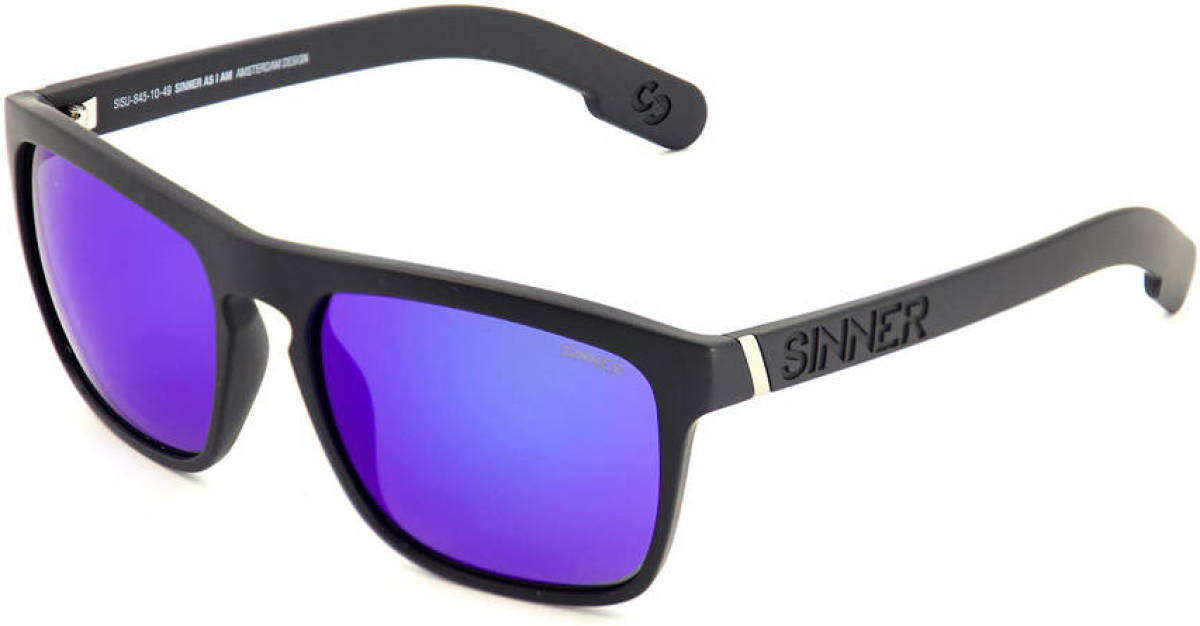 Sinner zonnebril Thunder X zwart/blauw