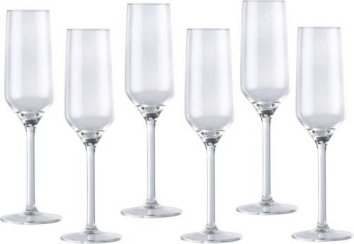 Merkloos 36x Champagneglas/glazen 22 centiliter - Drinkglazen