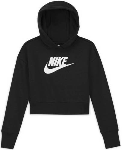 Nike cropped hoodie zwart/wit