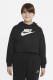 Nike cropped hoodie zwart/wit