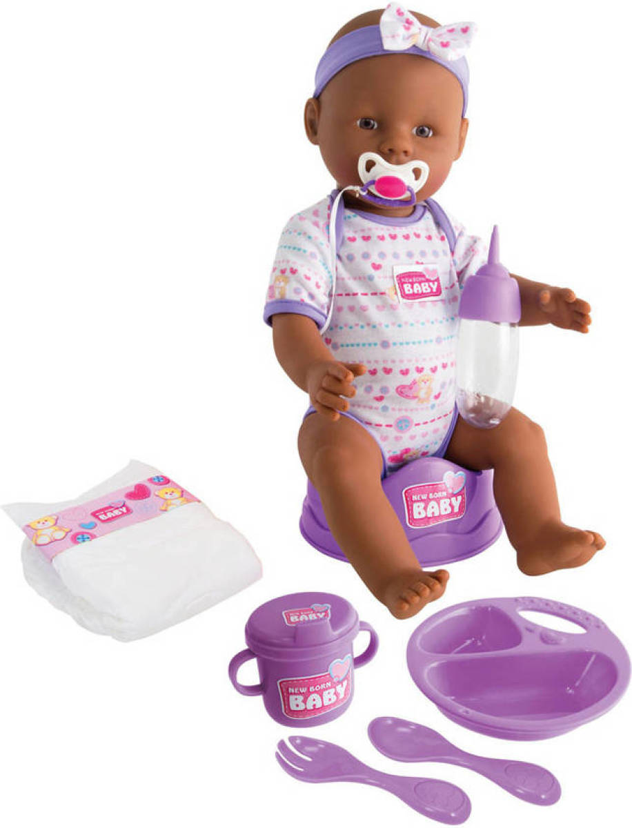 New Born Baby Drink- en Plaspop 8 delig