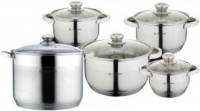 EDENBERG luxe pannenset - RVS -10 delig - EB-4009