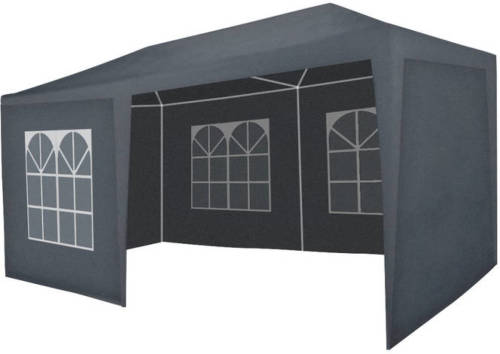 Lizzely Garden & Living Partytent 3x4m donkergrijs budget