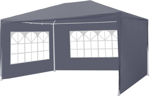 Lizzely Garden & Living Partytent 3x4m donkergrijs budget