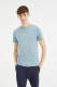WE Fashion Fundamentals T-shirt met biologisch katoen lichtblauw