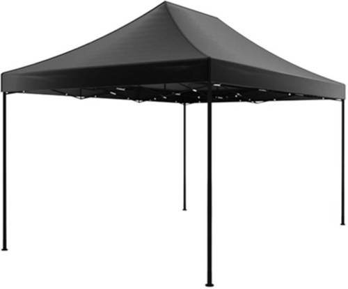 Lizzely Garden & Living Easy up 3x4,5m zwart luxe zonder zijwanden partytent