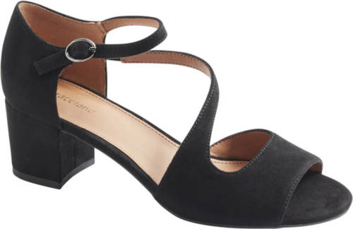 Graceland sandalettes zwart - Schoenen.nl