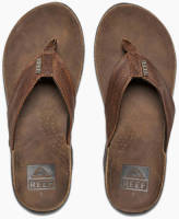 Reef J-Bay III leren teenslippers bruin