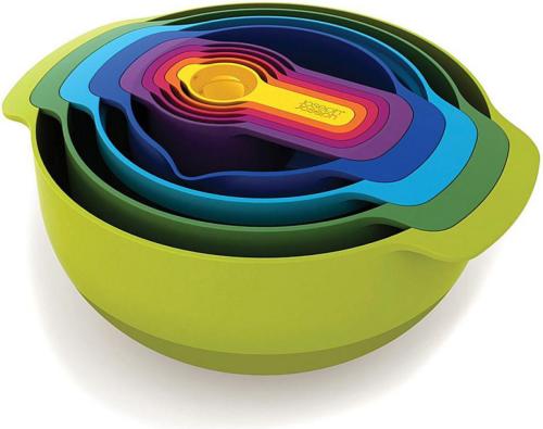 Joseph Joseph Nest 9 plus multifunctionele schalenset - antislip