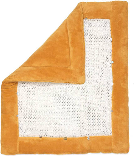Snoozebaby Boxkleed Bumblebee 75 X 95 Cm Katoen Okergeel