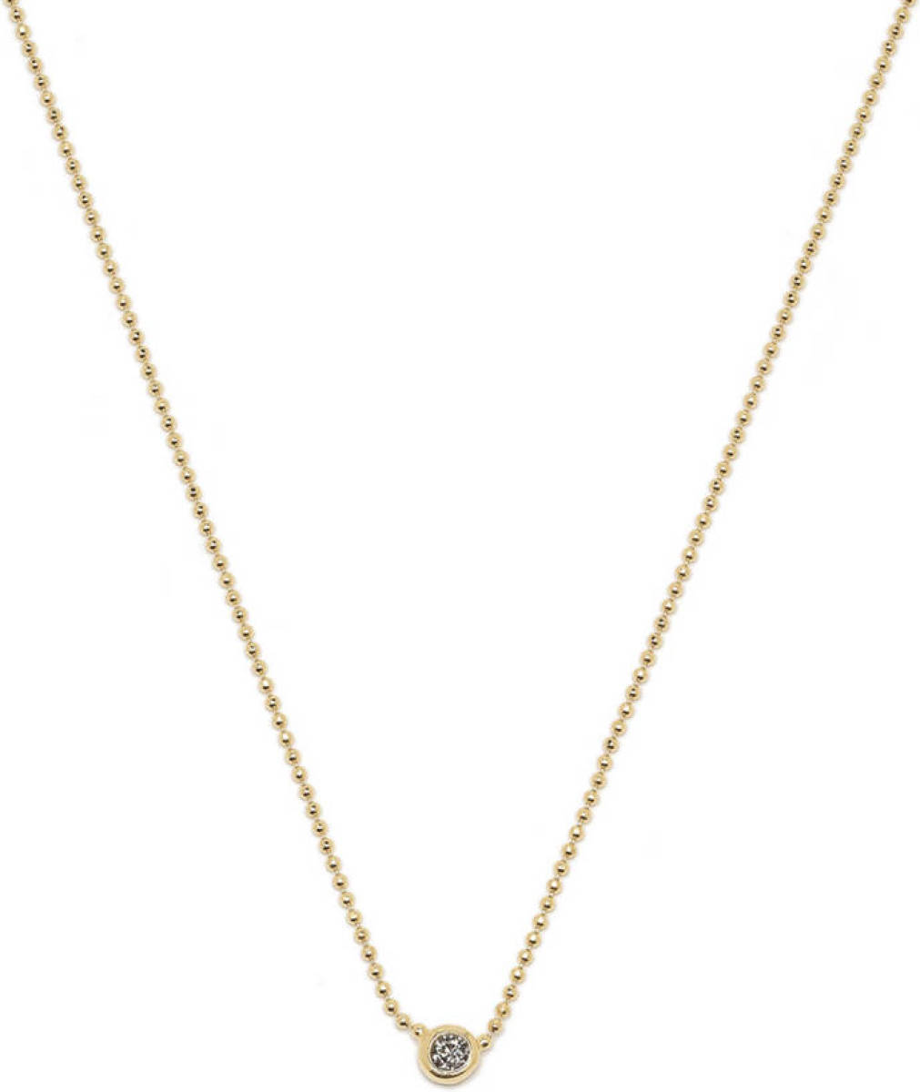 Abrazi sterling zilveren ketting Dainty goudkleurig