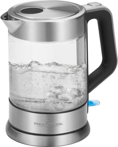 Proficook waterkoker van glas 1107G - 1,5 liter