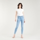 Levi's 720 High Rise Super Skinny high waist skinny jeans eclipse center