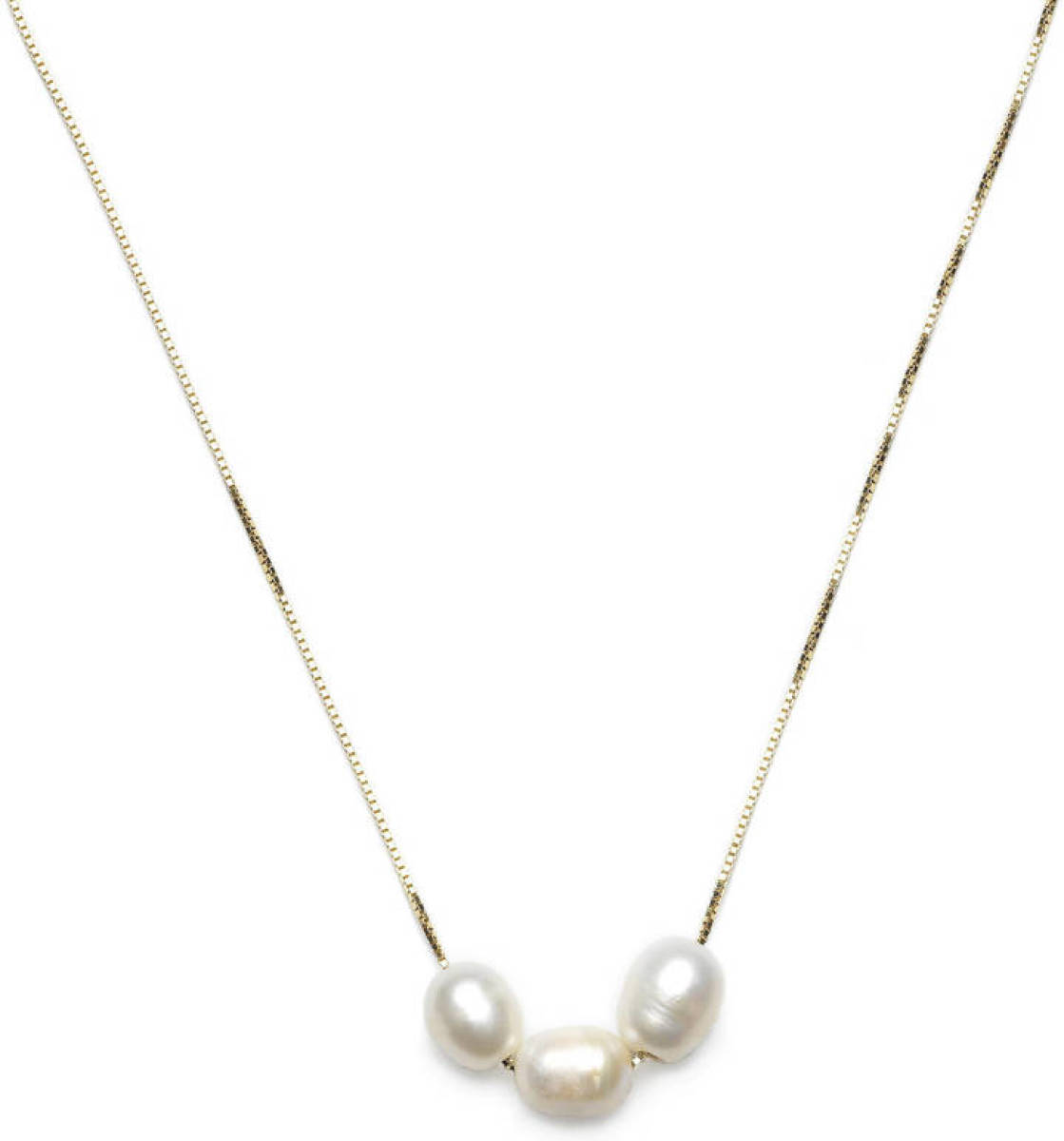 Abrazi sterling zilveren ketting Heiress goudkleurig