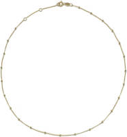 Abrazi sterling zilveren kettting Sands goudkleurig