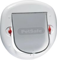 PetSafe kattenluikje grote kat/kleine hond wit 4 standen 280