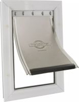 PetSafe hondenluik tot 45 kg aluminium wit 640