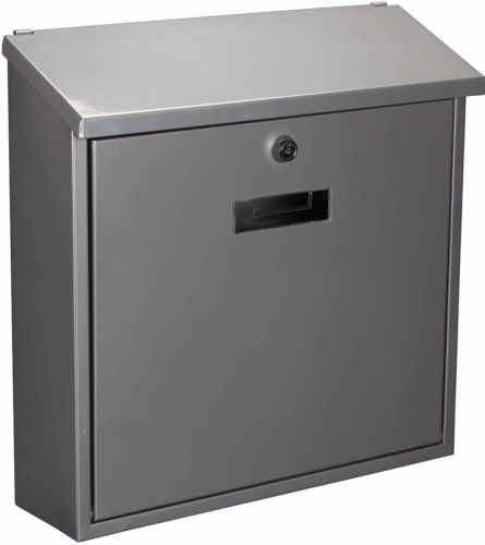 Perel Brievenbus Monaco zilver BG30003