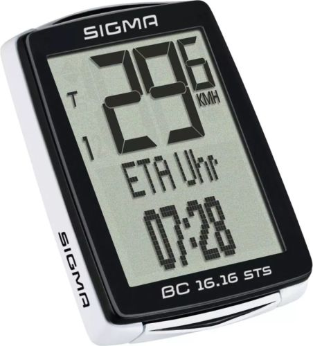 Sigma Fietscomputer BC 16.16 STS CAD zwart 1618