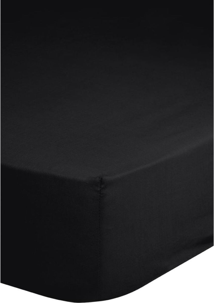 Emotion Hoeslaken jersey 160/180x200 cm zwart 0200.04.46