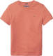 Tommy hilfiger T-shirt van biologisch katoen oranje