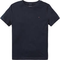 Tommy hilfiger T-shirt van biologisch katoen donkerblauw