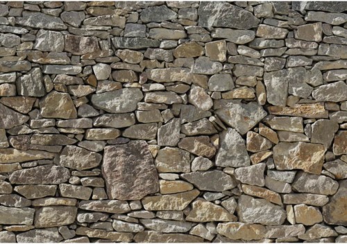 Komar Fotobehang Stone Wall 368x254 cm 8-727