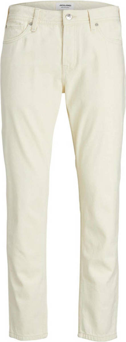 Jack & Jones JEANS INTELLIGENCE tapered fit jeans JJIMIKE ecru