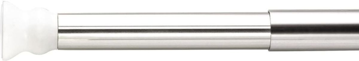 RIDDER Douchegordijnstang telescopisch 110-245 cm chroom 55300